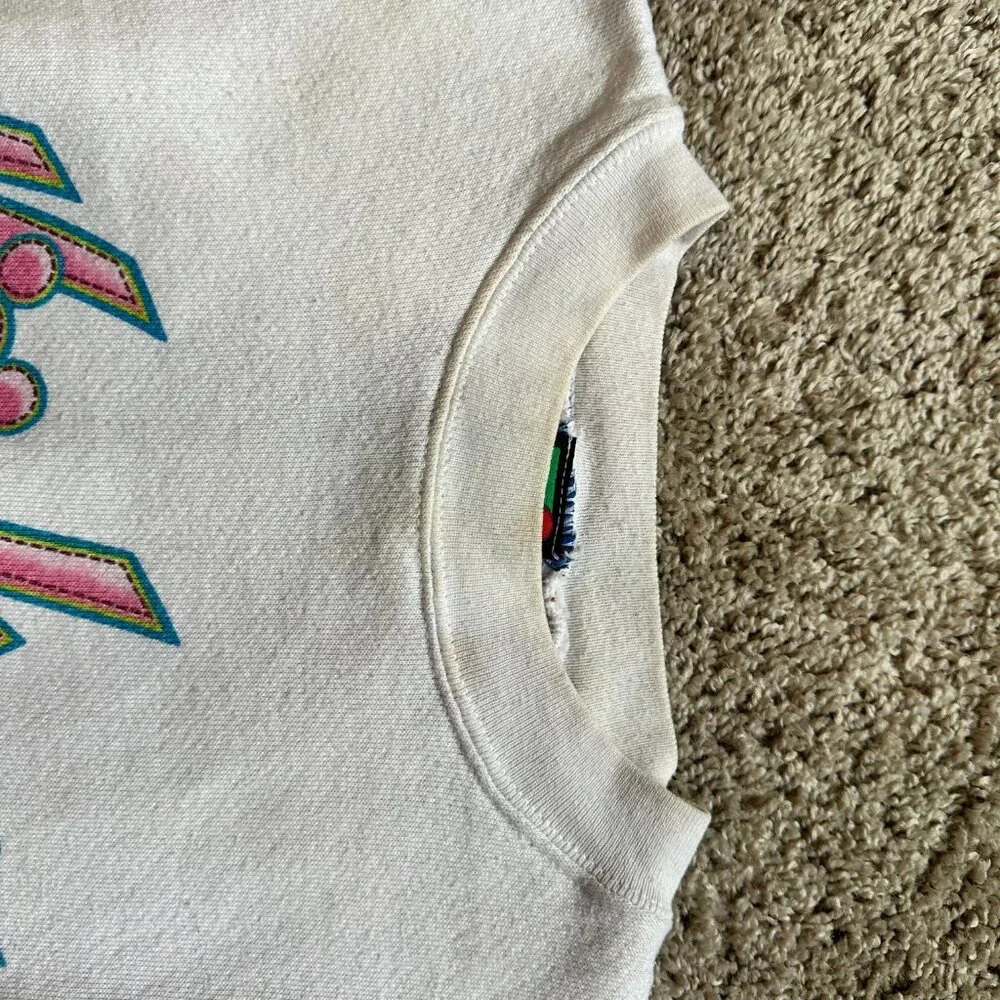 Vintage 90s Mickey Mouse sweatshirt - White Disney sweatshirt - Picture 9 of 9